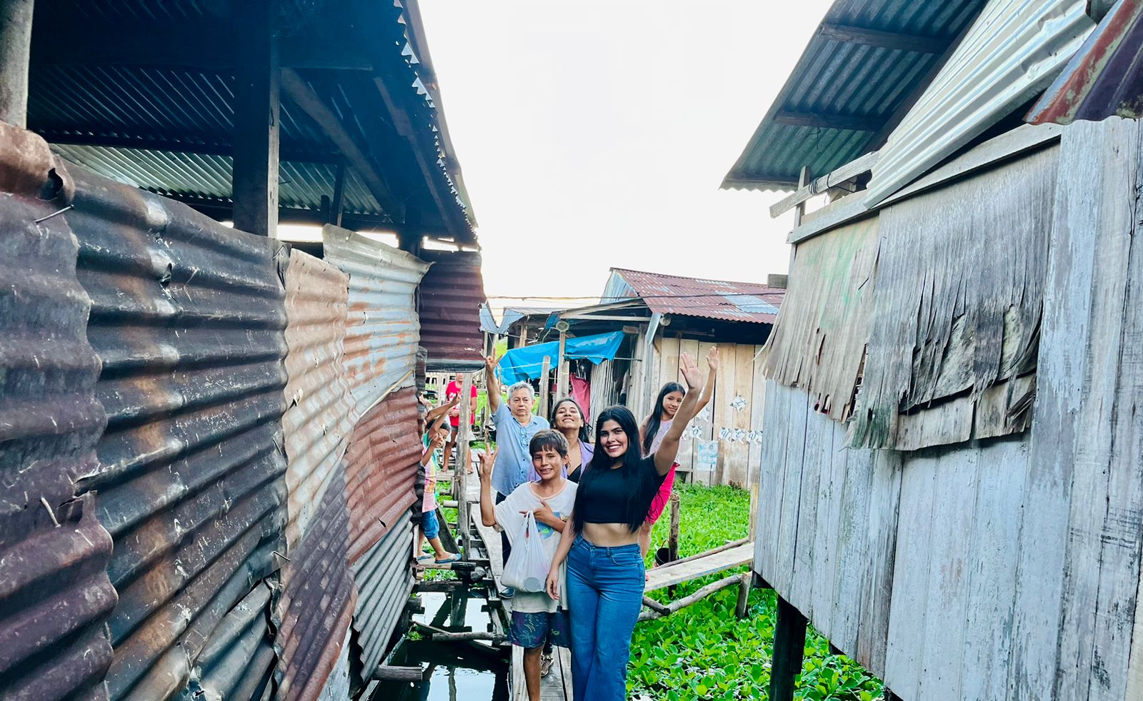 Andrea en actividad social